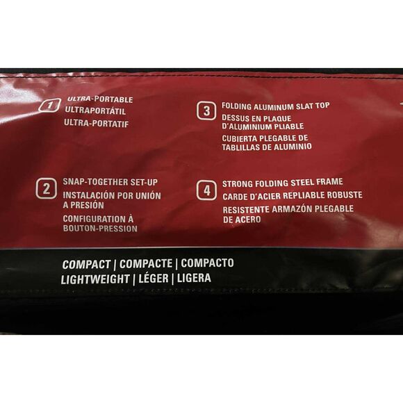 Coleman Outdoor Folding Compact Table Camping & Carry Bag Included - Picture 5 of 5